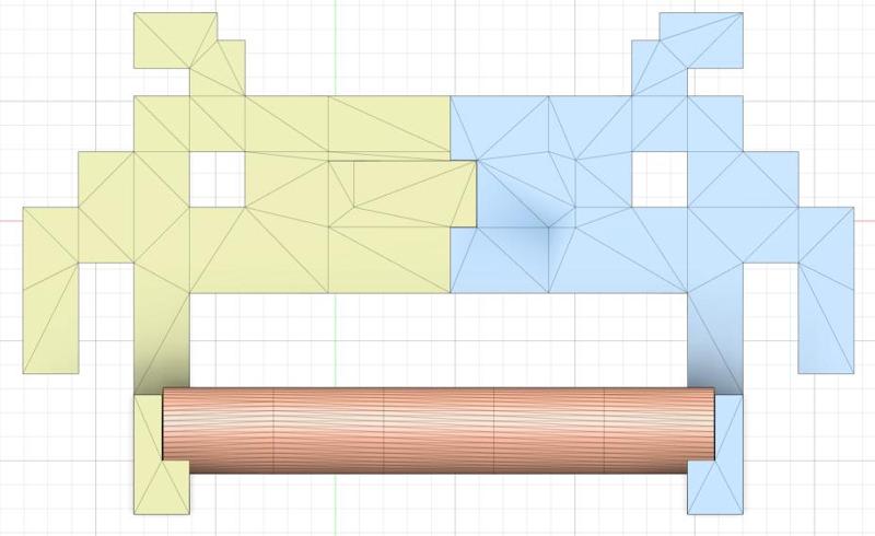 Support Rouleau Essuie-Tout / Sopalin | Space Invader