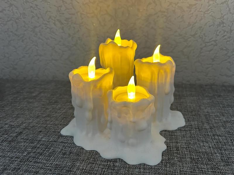 4 LED Wax Candle Tealight