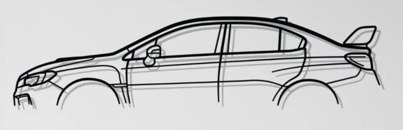 2015+ WRX STI Wall Art