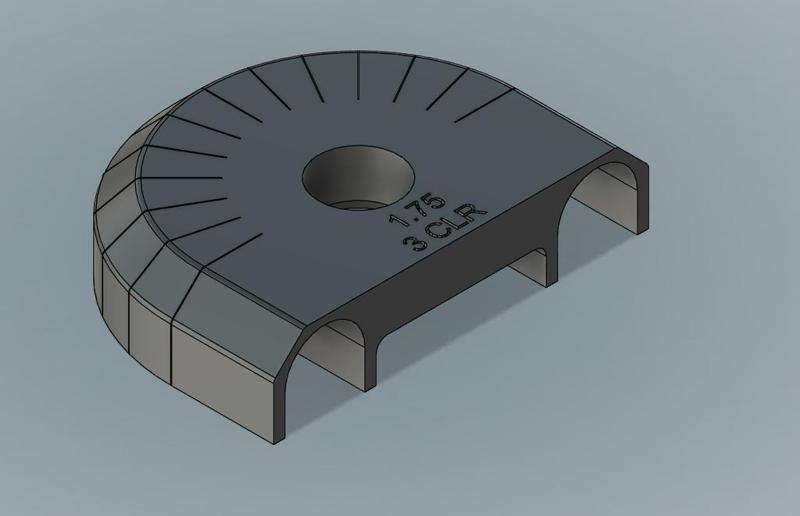 1.75 Inch x 3 CLR 180 Tube Cutting Fixture