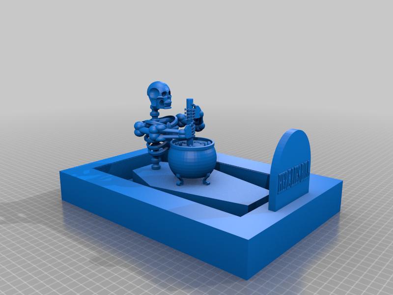 Halloween Skeleton Desk Decoration