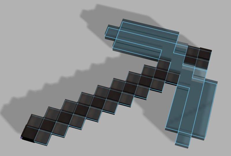 Minecraft Diamond Pickaxe V1