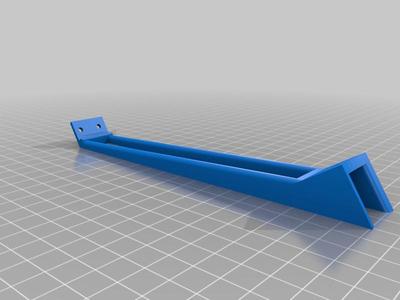 LED strip holder for hydroponics