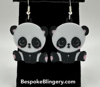 Panda Earrings