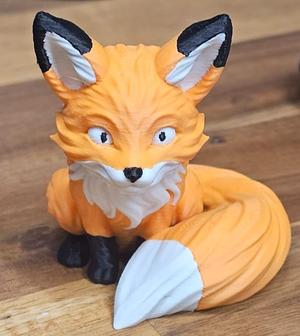 Cute Painted Fox