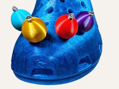 Christmas Ball Ornament Croc Shoe Charm (Jibbitz)