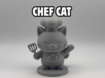 Chef Cat – Chibi Kitchen Master Figurine