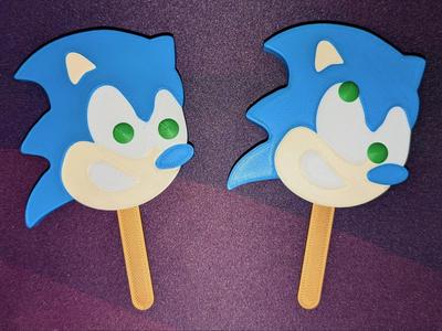 Sonic the Hedgehog Ice Cream - AMS & No AMS