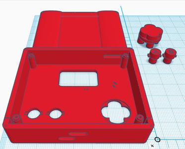 Arduboyesp wemosd1 edition shell dpad and buttons