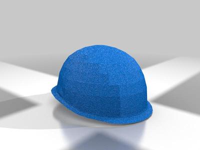  American M1 Helmet WW2 (low poly)