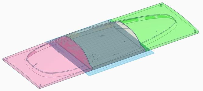 Light cabin (thin top, thick border, with holes) 