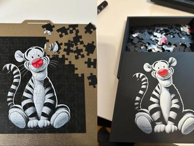 Puzzle of Tigger from Winnie The Pooh with box