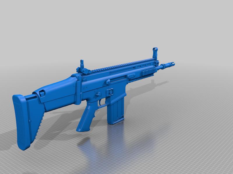 FN MK-17 (SCAR-H) (CQC Variant) Blue Gun/Red Gun/Training Gun
