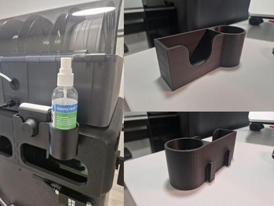 Build plate cleaner holder for AMS V2 Riser