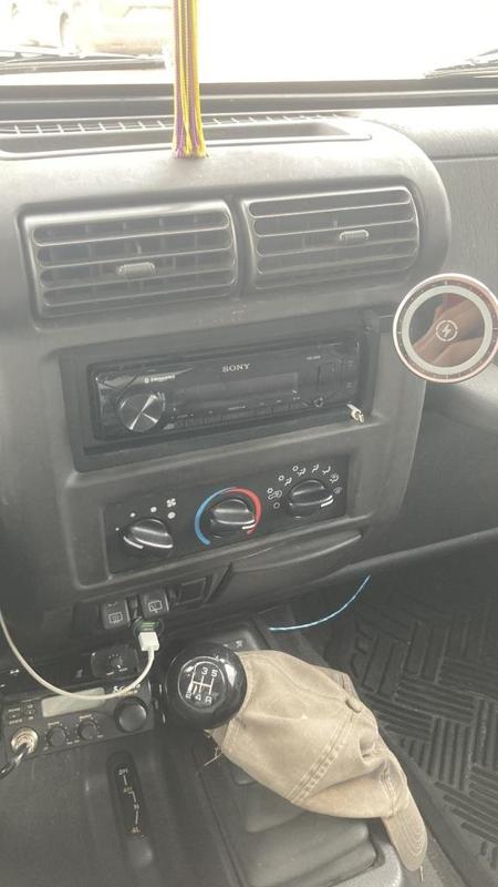 1.5 to 1 din Radio bezel Jeep TJ