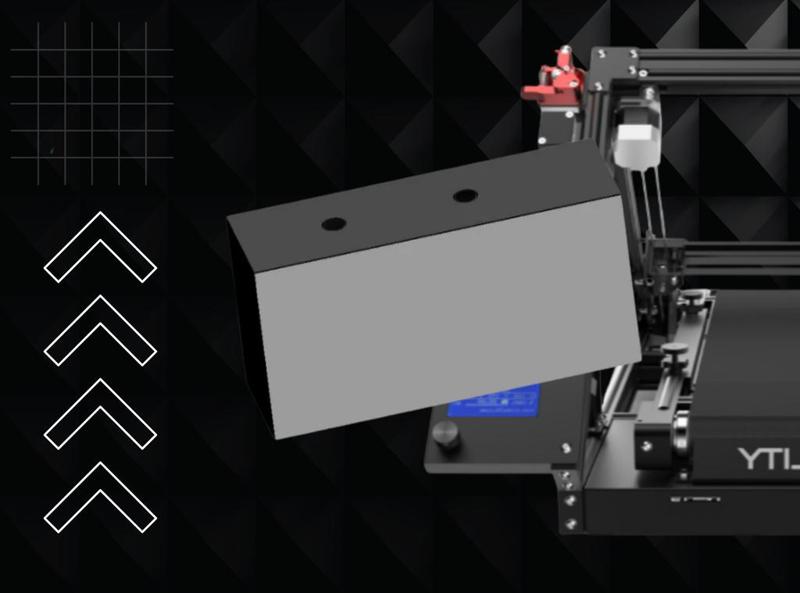 CR-30 CR 30 PrintMill creality Simple Printable Wall Mount Spacer