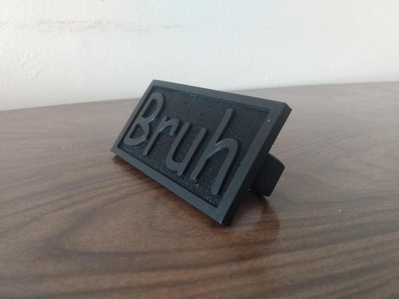 4 Finger Ringed Bruh Plaque