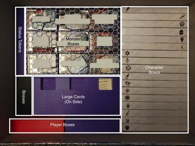 Frosthaven Board Game Insert