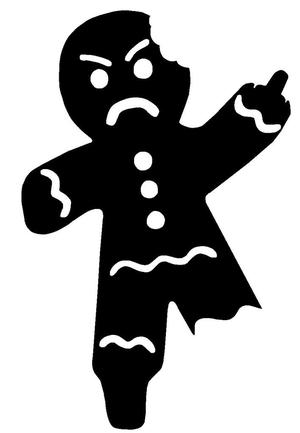 2D Gingerbread Man