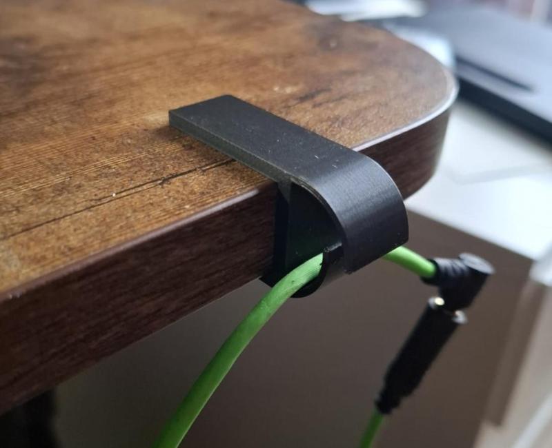 Headphones cable holder