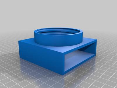 Square base for Firefly / Fairy LED light jar