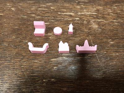 Catan Pirates and Explorers Replacement Pieces