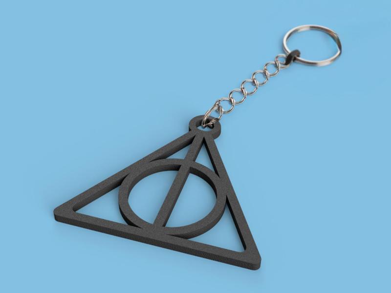 Keychain Harry Potter - Deathly Hallows