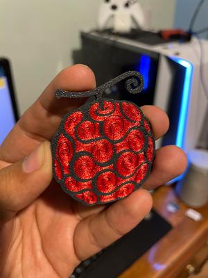 gomu gomu devil fruit keychain