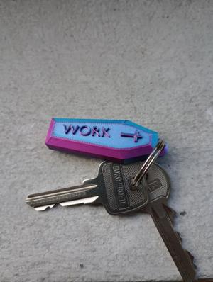 Funny Halloween coffin keychain