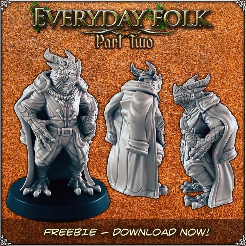 Dragonkin Noble - Support Free - EVERYDAY FOLK