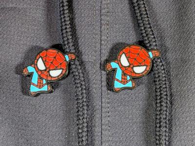 Swinging Spider-Man Drawstring Charm