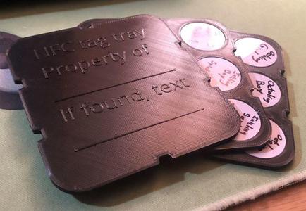 NFC coin tag holder
