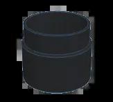 Adapter til brusboks - Fra Ø65 mm til Ø57 mm