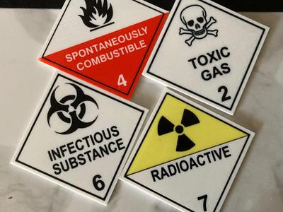 Hazchem Novelty Coasters