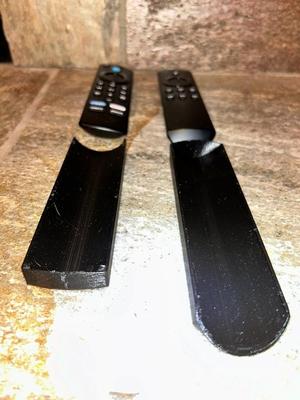 FireTV Stick remote control battery cover with flat bottom