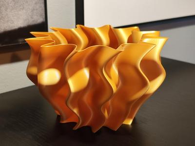 Bowl Wrinkled Shape