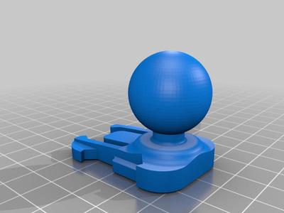 Gopro Buckle 1" ball mount