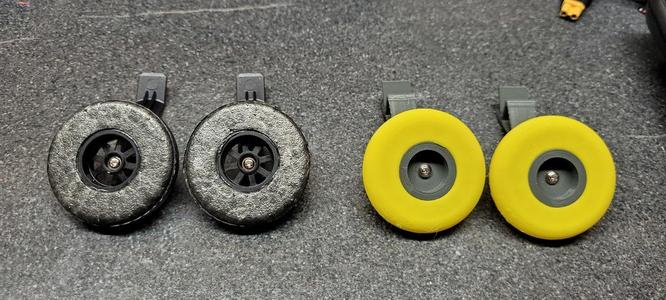 Ranger T1 Landing Gear Struts, Hubs and Tyres