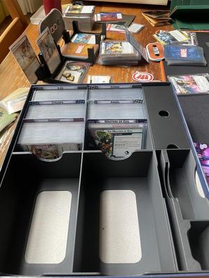 Marvel Champions Card Organizer Tray Compatible with Dividers Central Dividers and Dragon Shield Sleeves