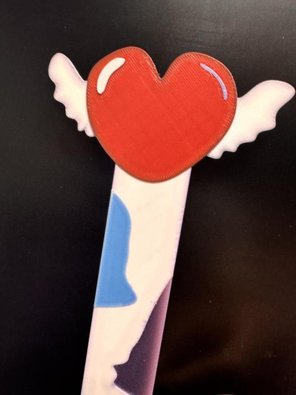 Winged Heart Bookmark