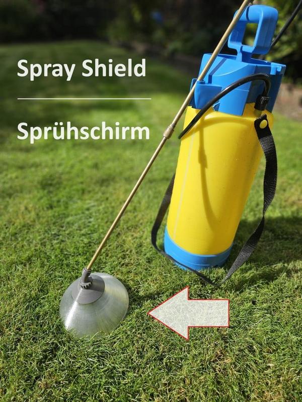 Spray Shield for Pressure Sprayer / Sprühschirm Drucksprüher