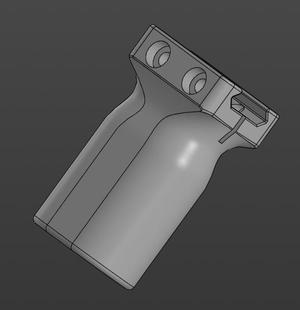 Parametric front grip (Hand grip)