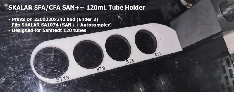 Skalar SAN++ 120mL Tube Holder