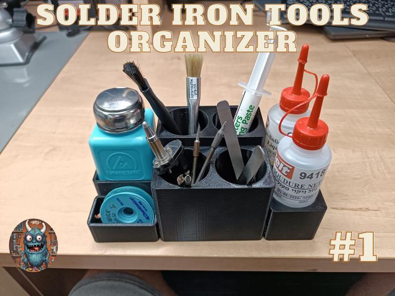 Solder Iron Tools Organizer
