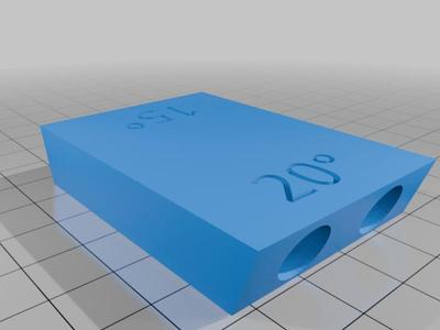 Winkel für schmale Messer