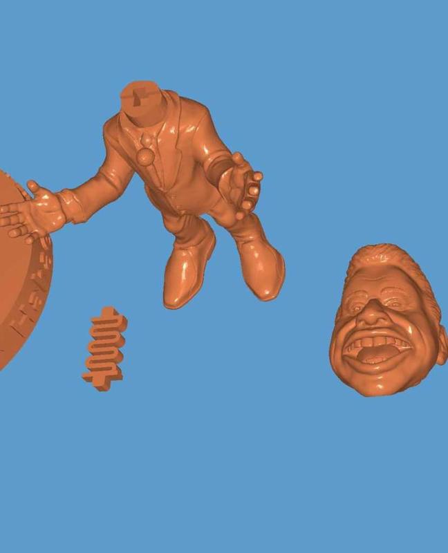 Silvio Santos Bobble Head Show Host Brazilian - Apresentador Silvio Santos