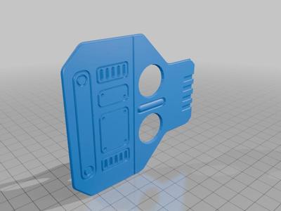 2 Part Body Back Plate for BD-1