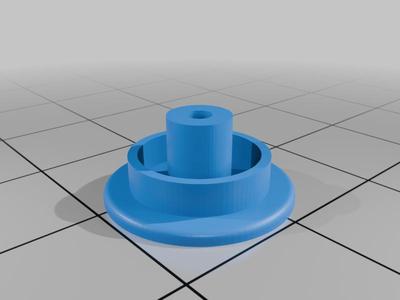 Christmas train replacement wheel