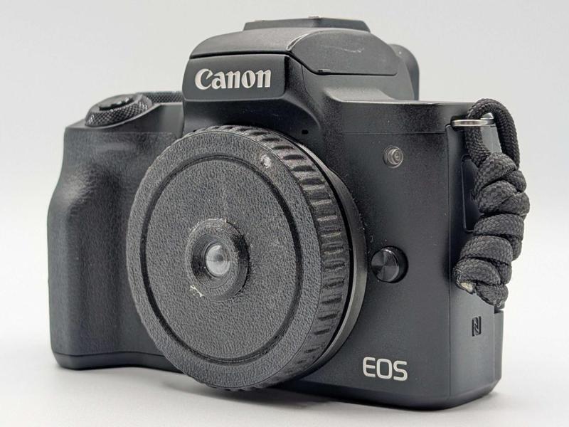 Focusable EOS M-mount Disposable Camera Lens