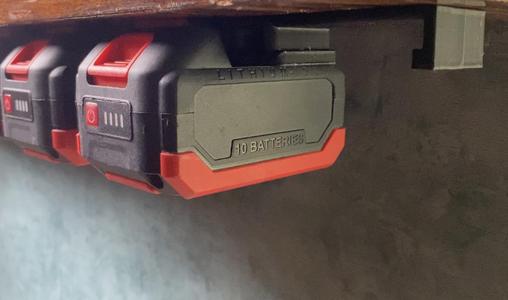 2x Makita Battery Minimal Wall Mount